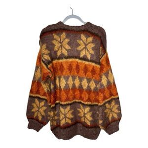 The Gold Label Designer Collection Sweater Size Medium Mohair Nylon Made In UK